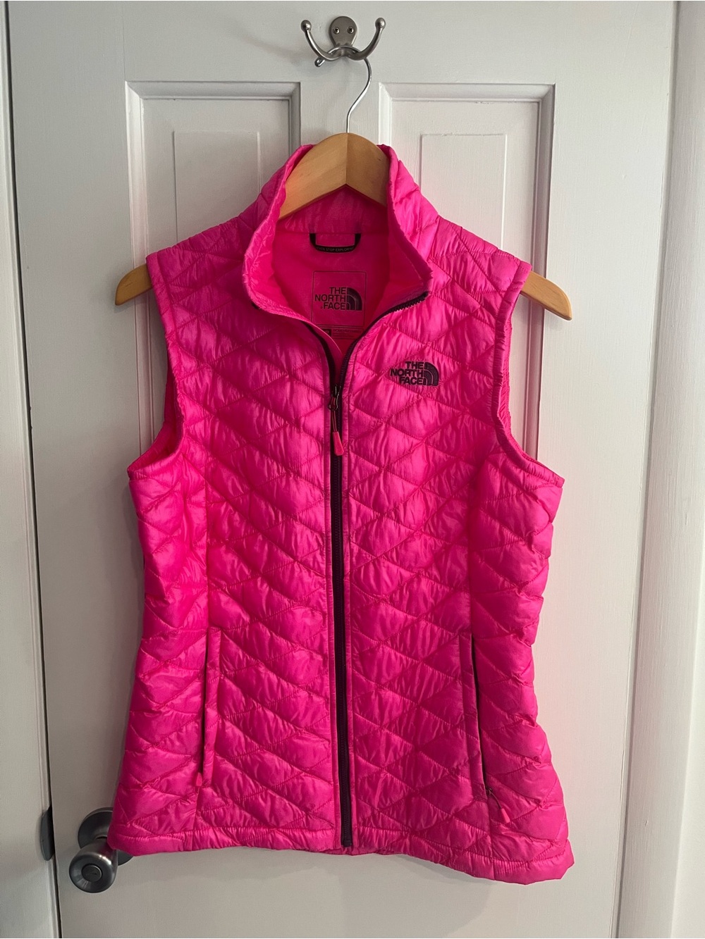 The North Face Hot Pink Thermoball Vest - Women's S/P